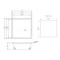 Alfi Brand 12 x 12 Polished SS Square Sgl Shelf Bath Shower Niche ABN1212-PSS - alternate 10